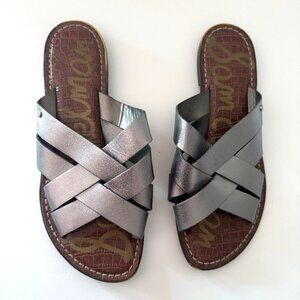 Sam Edelman Gaile Pewter Sandals